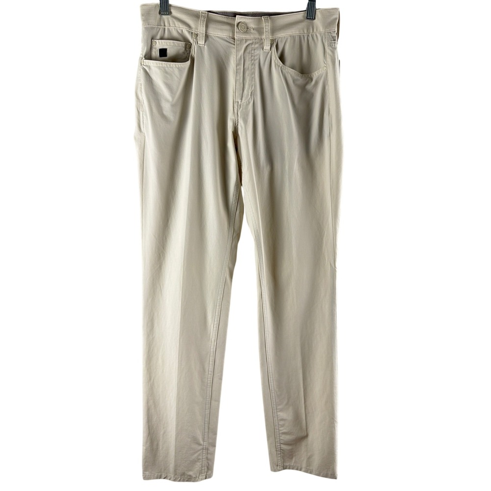 Vineyard Vines OTG On-The-Go 5-Pocket Pants Mens‎ 30x32 Tan Stretch Performance